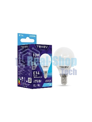 Лампа светодиодная TOKOV ELECTRIC 10Вт G45 6500К Е14 176-264В
