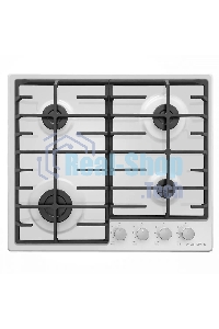 Газовая варочная панель Maunfeld EGHE.64.6CW/G, 4 конфорки, эмалированная сталь, белый