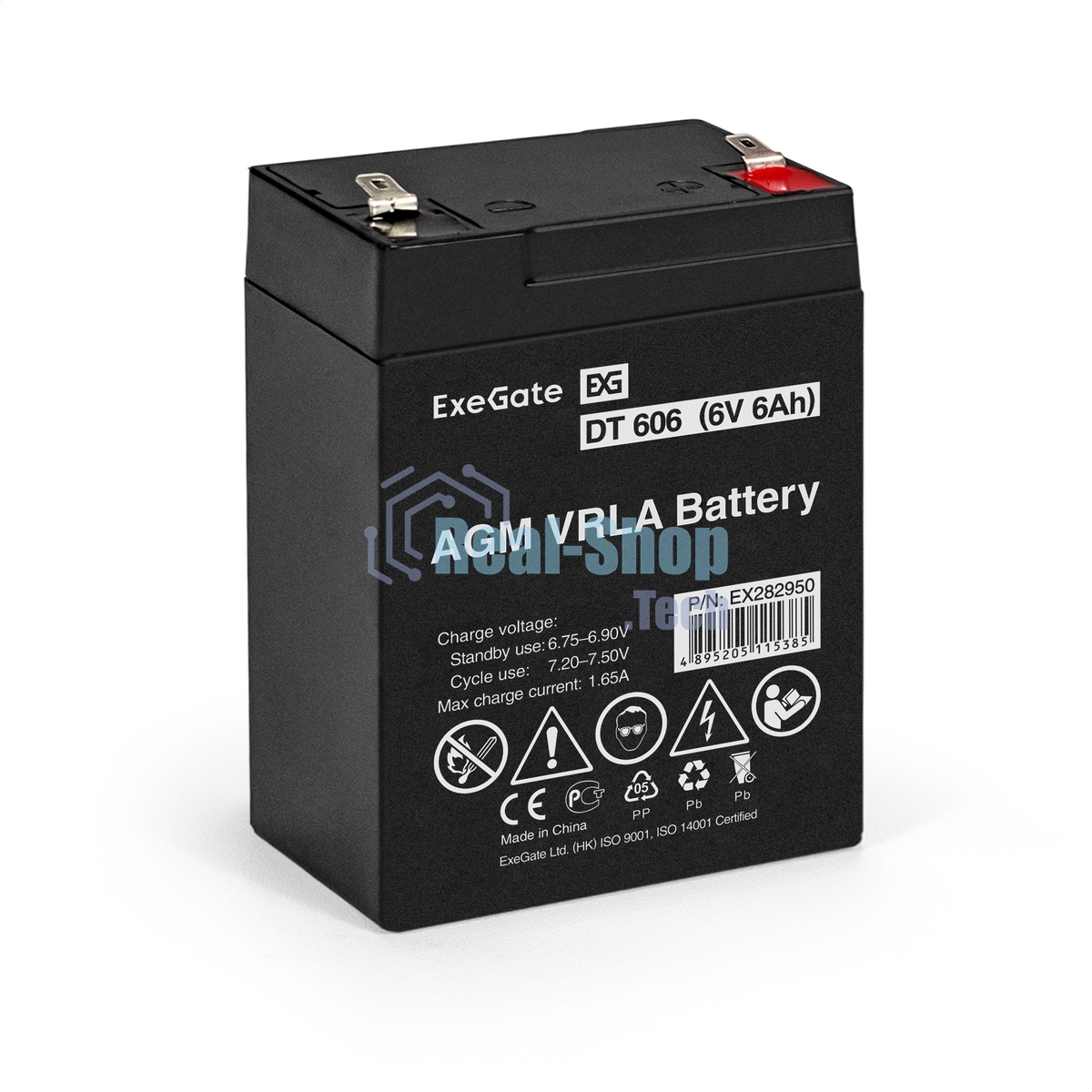 Батарея для ИБП ExeGate DT 606 (6V 6Ah), клеммы F1