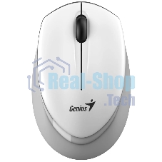 Мышь беспроводная Genius NX-7009 белый/серый, 1200 dpi, радиоканал, USB, кнопки - 3