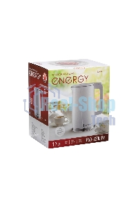 Чайник электрический Energy E-208 1.7л белый, двойной корпус