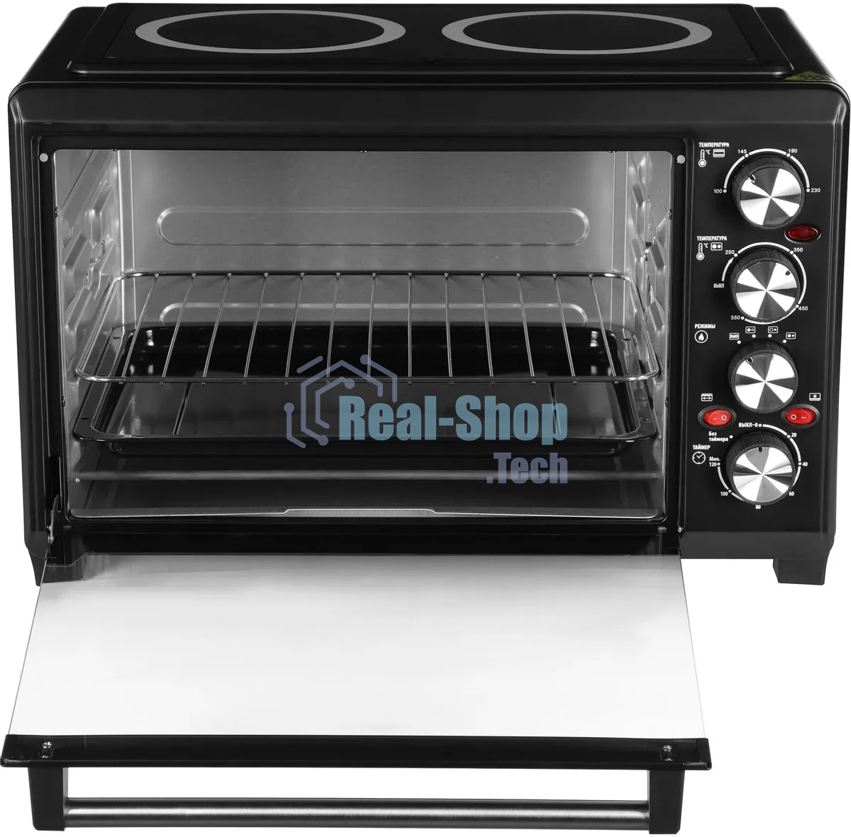 Мини-печь Hyundai MIO-HY086 38л. 1600Вт черный