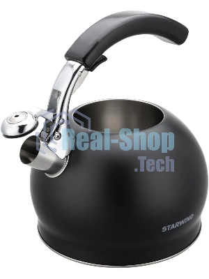 Чайник для плиты металлический Starwind Chef Concept 3 л. черный (SW-CH1510)