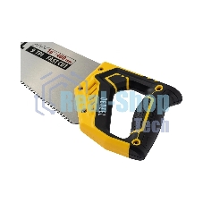 Ножовка по дереву Denzel 400 мм, 9 TPI, зуб 3D, двухкомпонентная рукоятка