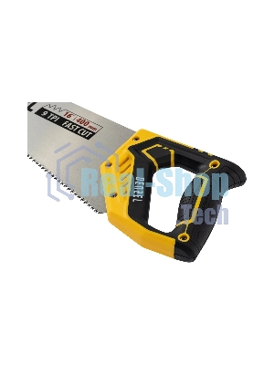 Ножовка по дереву Denzel 400 мм, 9 TPI, зуб 3D, двухкомпонентная рукоятка