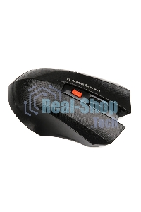 Мышь беспроводная Nakatomi MRON-04U черный, 1600 dpi, радиоканал, USB, кнопки - 6