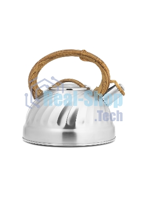 Чайник для плиты LARA LR00-69 (зеркальный) 2.7 л индукционное капсулированное дно, свисток с кноп. Механизмом