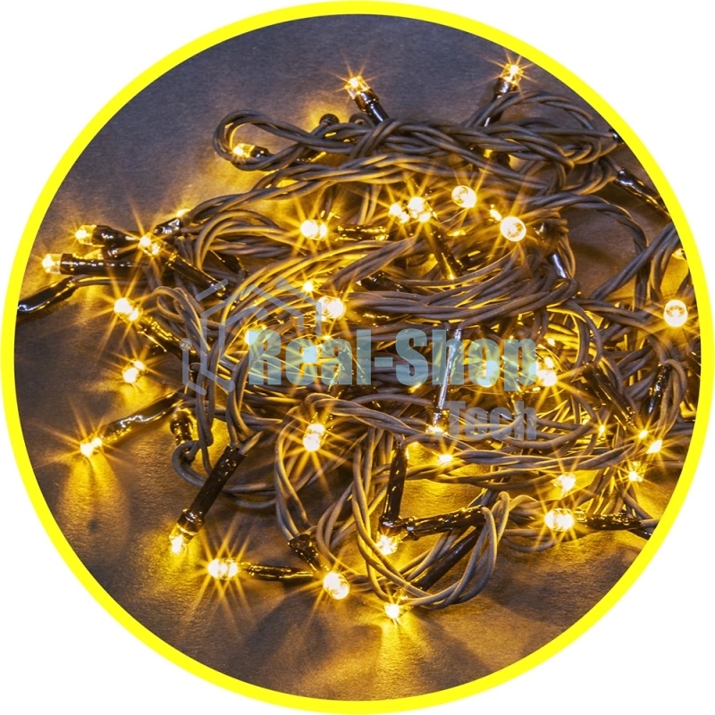 Гирлянда Navigator NGF-S01-100WW-10-11.5m-230-C8-G-IP20