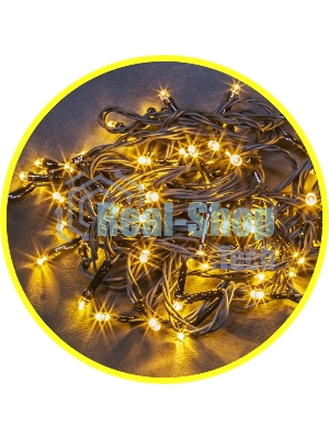 Гирлянда Navigator NGF-S01-100WW-10-11.5m-230-C8-G-IP20