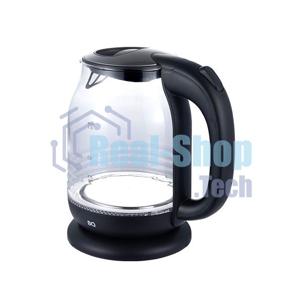 Чайник электрический BQ KT1833G черный/стальной, 2200 Вт, 1.7 л