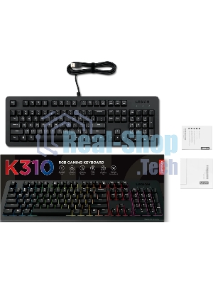 Клавиатура Lenovo Legion K310 проводная, USB Type-A, чёрный