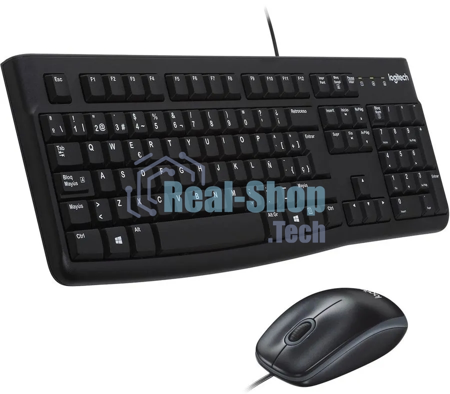 Комплект клавиатура + мышь Logitech Desktop MK120 (русская раскладка)