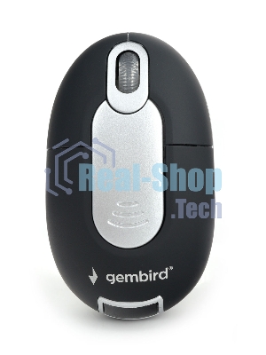 Мышь беспроводная Gembird MUSW-600 черный, 1200 dpi, радиоканал, USB, кнопки - 3