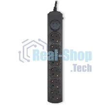 Сетевой фильтр Ippon BK-6-EU-3-16-B 3 м (6 розеток) черный (коробка)