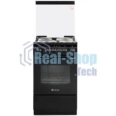Плита электрическая De Luxe 5004.10э (кр)-001 черный, конфорок 4 шт, духовка 43 л, 50 см x 85 см x 50 см Плита электрическая De Luxe 5004.10э (кр)-001 черный, конфорок 4 шт, духовка 43 л, 50 см x 85 см x 50 см