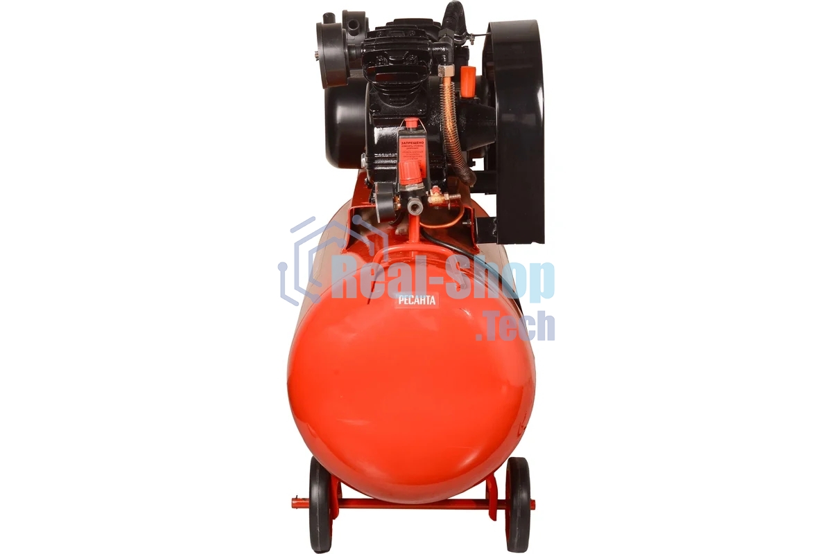 Компрессор поршневой Ресанта КП-100/400Р масляный 400л/мин 100л 2500Вт красный/черный