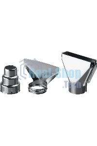 Фен технический Зубр ФТ-2000насадки 3 шт, 2 режима: 350/650град, 350/550л/мин, 2000Вт