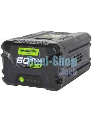 Аккумулятор Greenworks G60B2 (2918307)60В 2А·ч литий-ионный