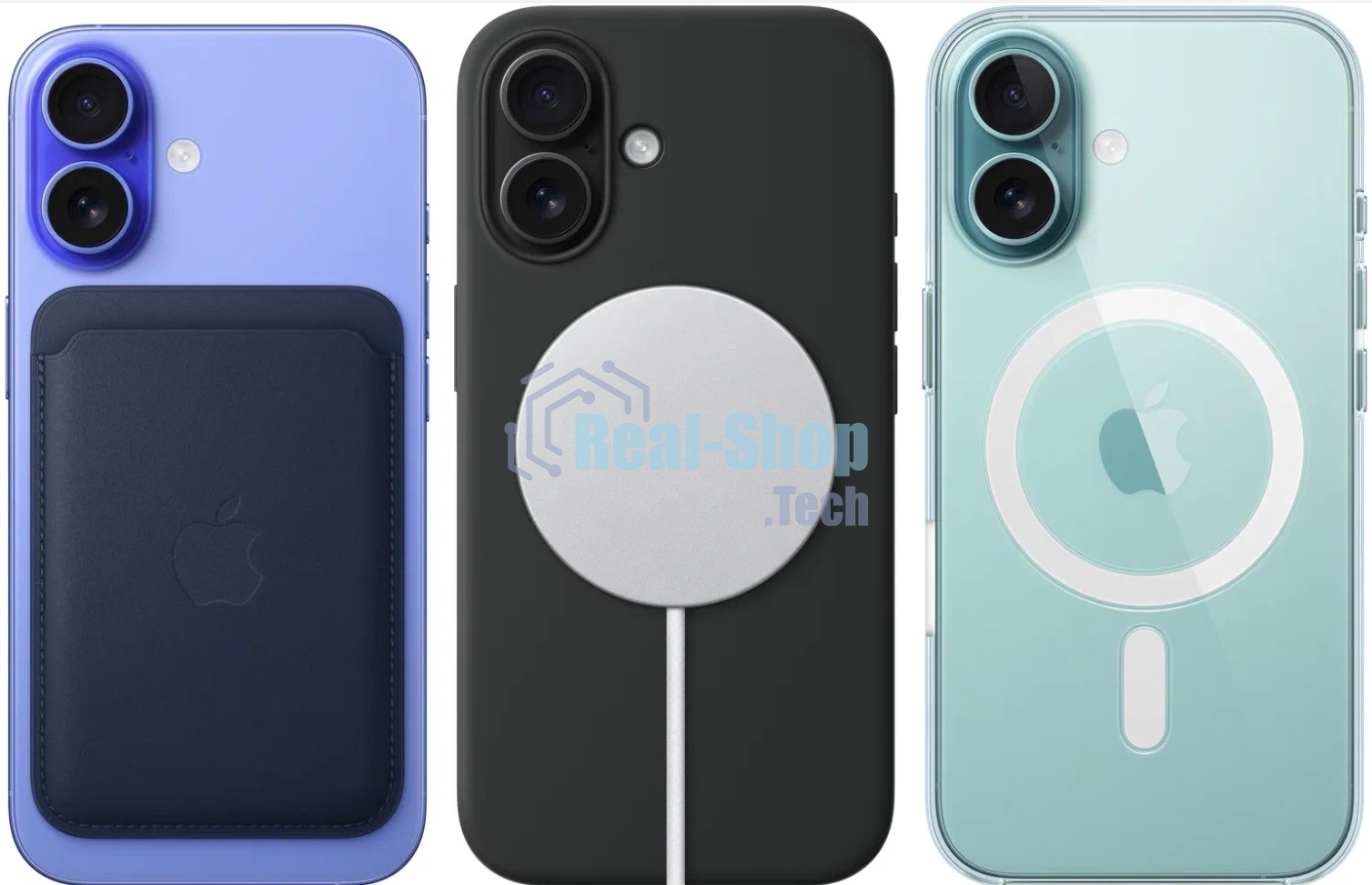 Смартфон Apple iPhone 16 A3287, 8/128Gb, бирюзовый