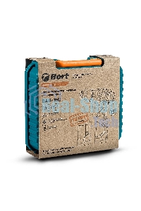 Дрель-шуруповерт Bort BAB-16U, Аккумуляторная, 16.8В, 2 АКБ, Кейс