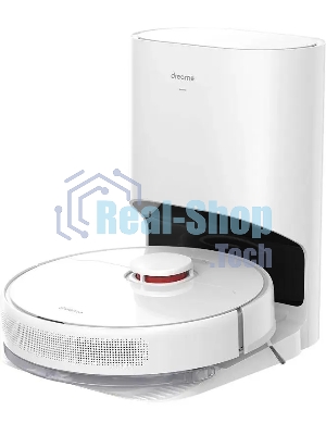 Робот-пылесос DreameBot Robot Vacuum and Mop D9 Plus белый, 3200 мА*ч Li-Ion, уборка влажная/сухая, пылесборник контейнер 0.4 л
