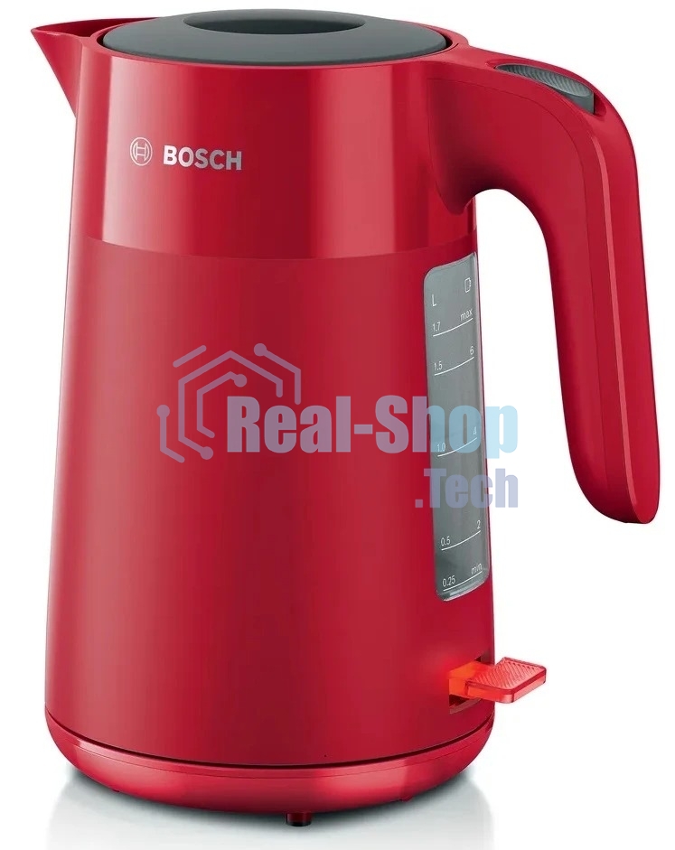 Чайник электрический Bosch TWK 2M164, 1.7л, красный