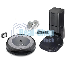 Робот-пылесос IROBOT Roomba i3+, серый/черный i355840plus_rnd