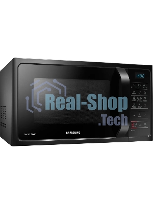 Микроволновая печь Samsung MC28H5013AK/BW черный, 28 л, 900 Вт, переключатели - мембранные кнопки