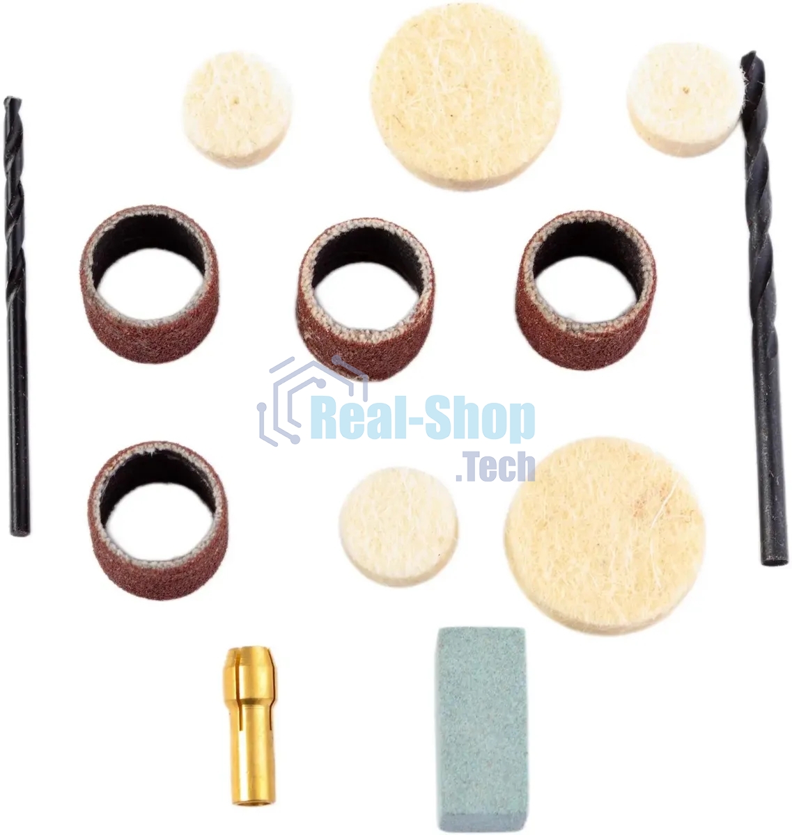 Прямошлифовальная машина (гравер) RD-MG150. 150Вт; 10000-32000 об/мин; диаметр цанг 2,3/3,2 мм; набор 100 насадок; вес- 0,8кг