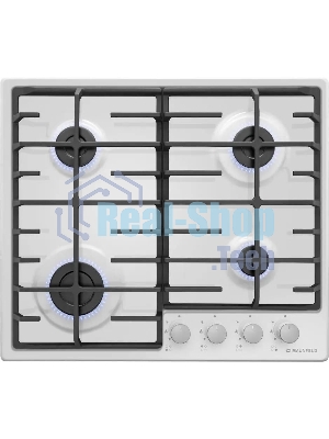 Газовая варочная панель Maunfeld EGHE.64.6CW/G, 4 конфорки, эмалированная сталь, белый