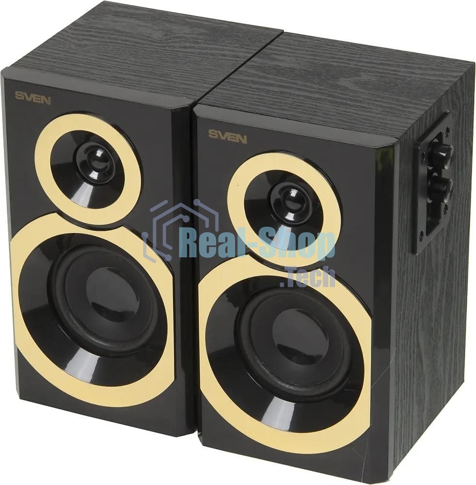 Акустическая система SVEN SPS-619 GOLD акустическая система 2.0, мощность 2х10 Вт(RMS)