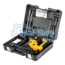 Перфоратор Denzel RHVB-1250-32, SDS-plus, 1250 Вт, 5,5 Дж, от сети