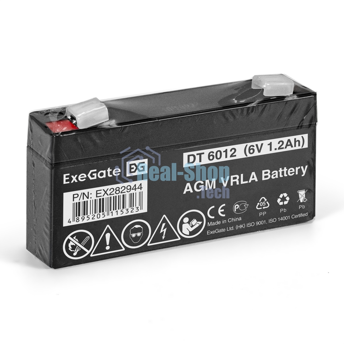 Батарея для ИБП ExeGate DT 6012 (6V 1.2Ah), клеммы F1