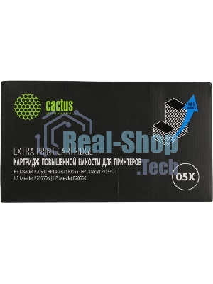 Картридж лазерный Cactus CS-CE505X-MPS черный (13000стр.) для HP LaserJet P2050/P2055/P2055D/P2055DN/P2055X