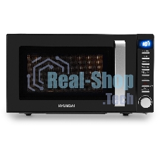Микроволновая печь Hyundai HYM-D3034 черный/хром 20л 700Вт кнопки, поворотный механизм