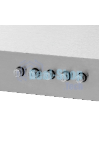 Вытяжка подвесная Krona Briana 600 Inox PB нержавеющая сталь, 59.5 см, 460 куб. м/ч, 42 дБ