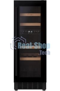 Винный шкаф LEX LWD3017BL dual zone 1-нокамерн. черный