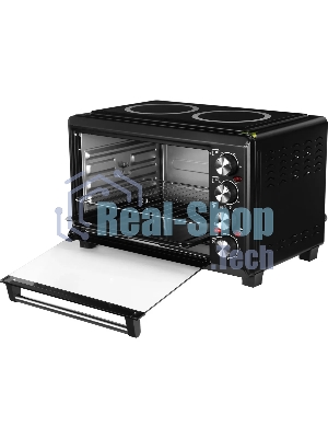Мини-печь Hyundai MIO-HY086 38 л, 1600 Вт, черный
