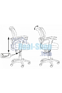 Кресло компьютерное Бюрократ CH-W797/SD/TW-18 TW-18 салатовый, спинка сетка, сиденье салатовый, колеса белый/салатовый, пластик белый