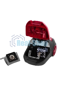 Пылесос Sharp ECKB19RR, красный/черный, 350/1900 Вт, уборка сухая, пылесборник мешок 2.3 л