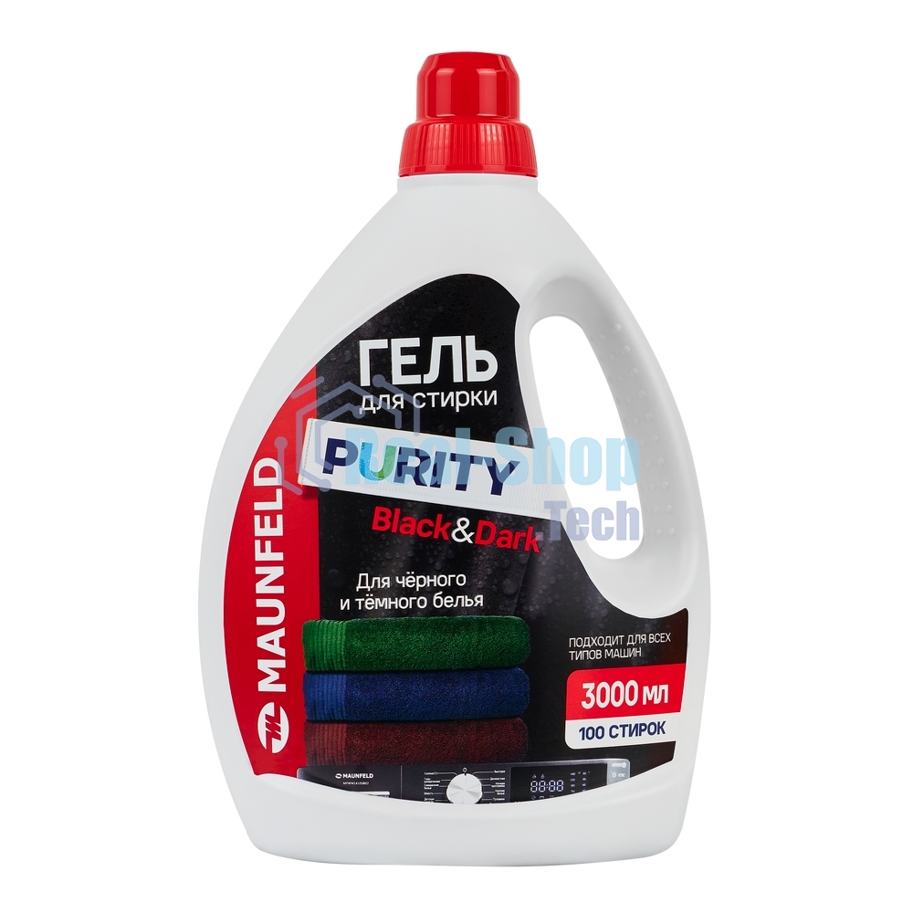 Гель для стирки Maunfeld Purity Black&Dark 3000 мл MWL3000PB