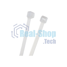 Нейлоновые стяжки Fortisflex КСС 4х250 белый 100 штук