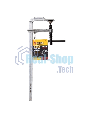 Струбцина Denzel F-образная, 80x300 мм, кованая