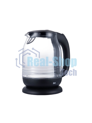 Чайник электрический BQ KT1833G черный/стальной, 2200 Вт, 1.7 л