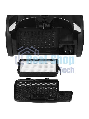 Пылесос Hyundai HYV-C5455 черный, 380/2200 Вт, уборка сухая, пылесборник контейнер 2.5 л