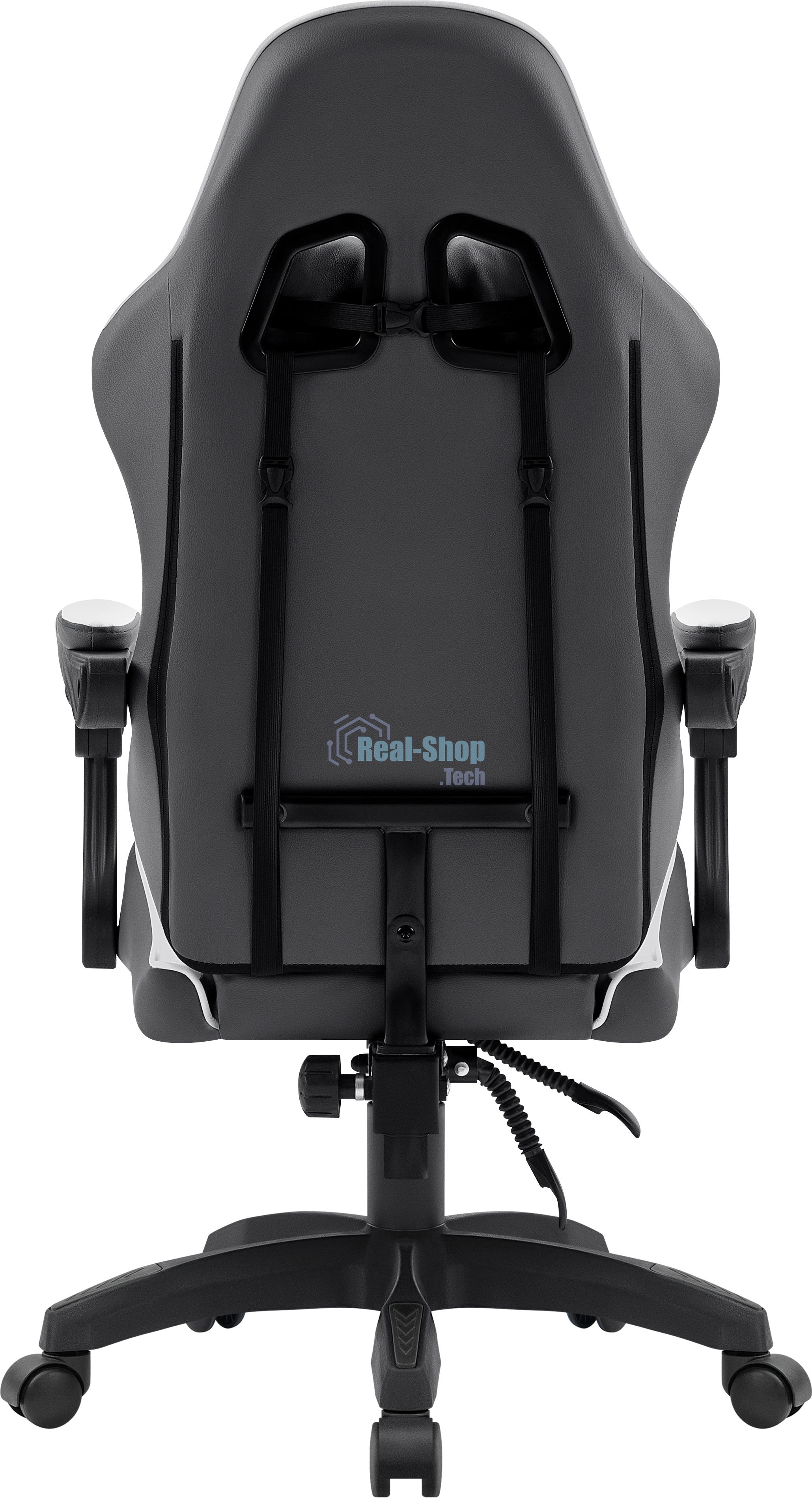 Кресло игровое Defender Fortune серый/белый, класс 4, PU