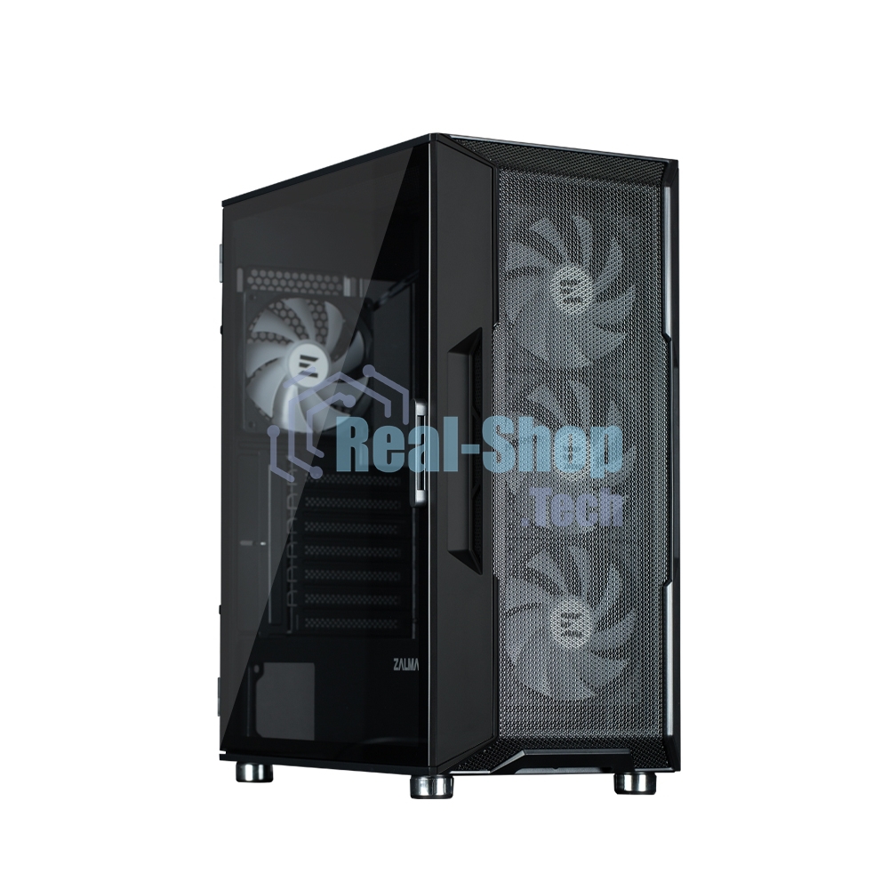 Компьютерный корпус ZALMAN I3 NEO ARGb черный, ATX, черный, FRONT MESH, WINDOW, 2x3.5