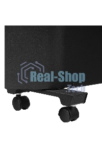 Конвектор Denzel XCE-1000B черный, 1000 Вт, 15 м2, термостат