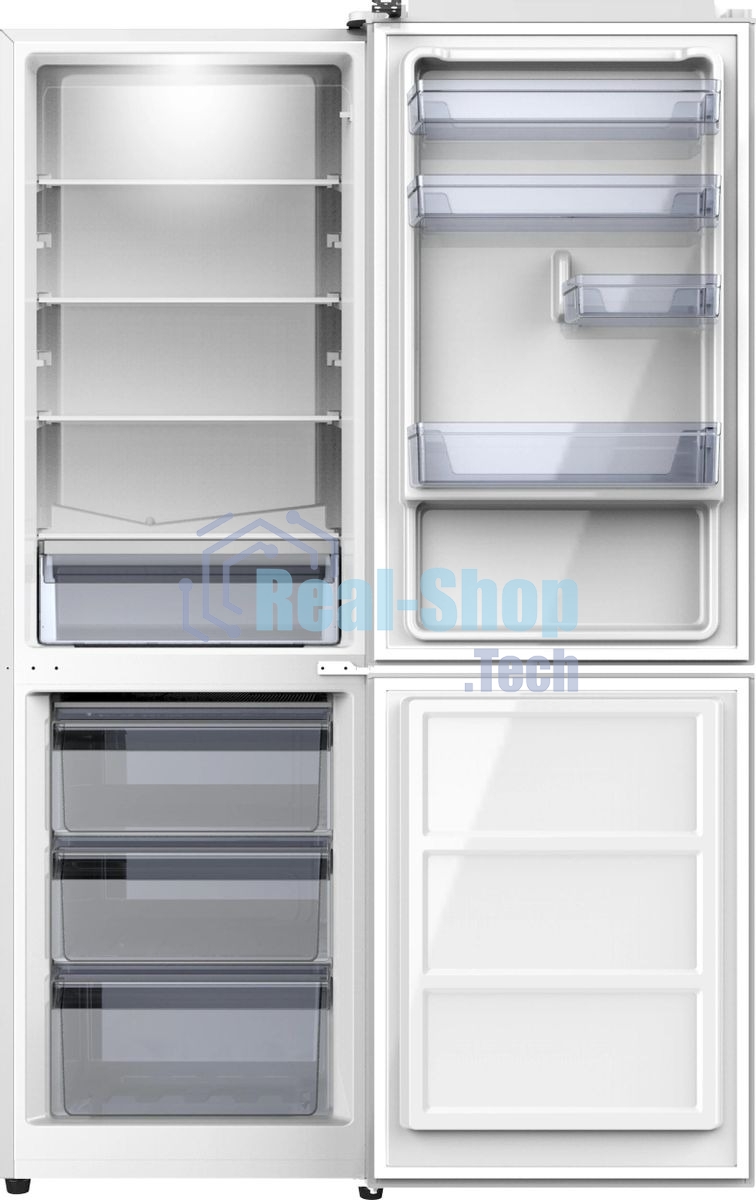 Холодильник Hyundai CC30031 белый двухкамерный 194/102л морозилка снизу ручное размораживание