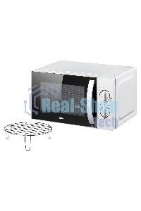 Микроволновая печь BBK 20MWG-738M/W белый, 20 л, 700 Вт, поворотный механизм